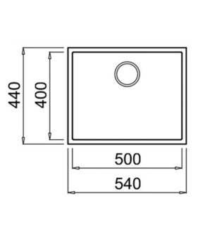 Кухонная мойка Teka Square 50.40 TG 115230024