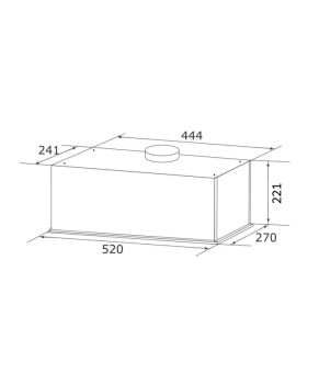 Вытяжка кухонная GRANADO Palamos 3603-1200 Black (GCH516311)