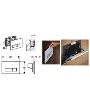 Клавиша Geberit Sigma40 115.600.SQ.1