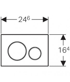 Смывная клавиша Geberit Sigma 20 115.882.KJ.1
