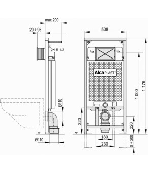 Инсталляция Ravak G/1200 X01459