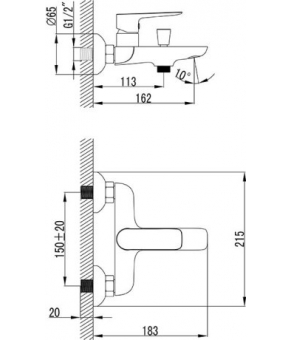 Набор для ванной 5 в 1 Ravak 70320254