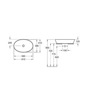 Умывальник Villeroy and Boch Artis 41986101