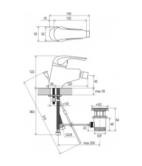 Змішувач Ravak Rosa RS 055 00 X070013