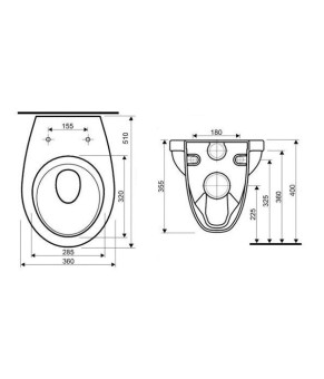 Комплект Geberit Duofix PRO 20, инсталляция для подв.унитаза Delta 12см с креплением к стене, подвесной унитаз Idol с сидением Duroplast, смывная клавиша Delta20 хром глянец