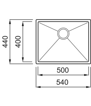 Мойка Elleci YOGA 500