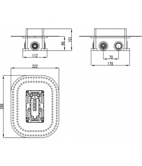 Встраиваемый механизм R-box Ravak RB 071 50 X070074