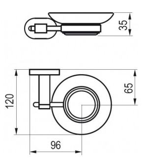 Держатель с мыльницей Ravak Chrome CR 200 X07P187