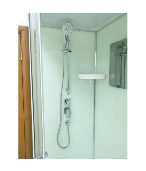 Душевой бокс Veronis 120x80 (профиль - хром, стекло - прозрачное) BN-3-120 (L)