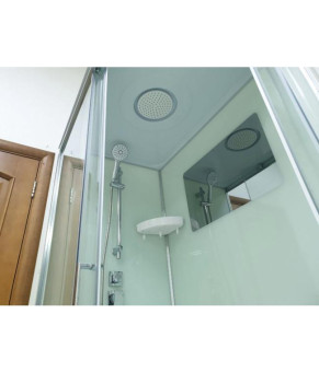 Душевой бокс Veronis 120x80 (профиль - хром, стекло - прозрачное) BN-3-120 (L)