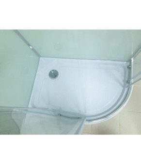 Душевой бокс Veronis 120x80 (профиль - хром, стекло - прозрачное) BN-3-120 (L)