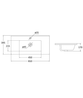 Комплект мебели RJ ATLANT RJ02801WH