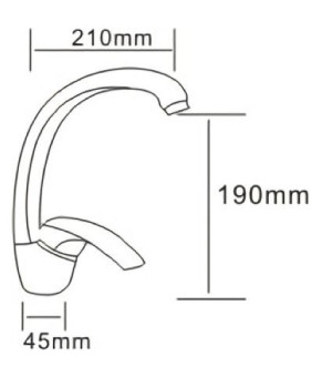 Смеситель RJ BARON RBZ014-8GW