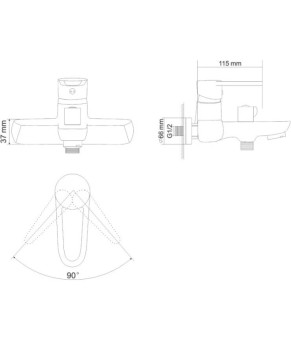 Смеситель RJ KINK RBZZ003-3