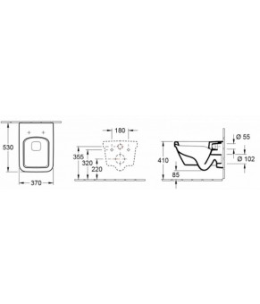 Унитаз Villeroy and Boch Omnia Architectura 5685HR01 с крышкой