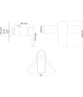 Смеситель RJ VELUM RBZ082-5