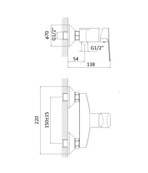 Смеситель RJ LOTUS RBZZ002-5