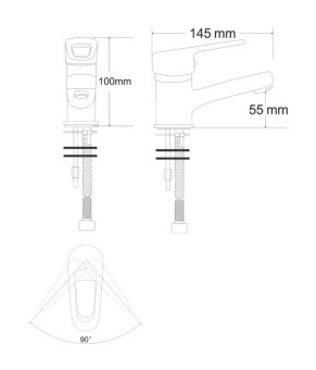 Смеситель RJ NARCIZ RBZ100-1