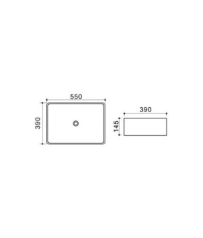 Раковина Q-tap ​​Tit WHI 41292/F008