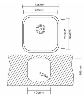 Кухонная мойка INTERLINE UNDER SATEEN