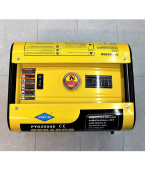 Генератор профессиональный со стартером и медной обмоткой Pottal PTG2500E 2,2 кВт