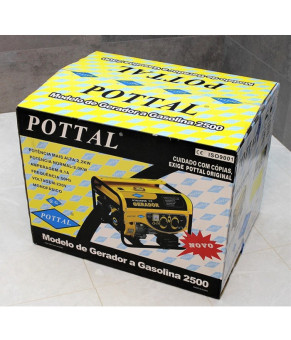Генератор профессиональный со стартером и медной обмоткой Pottal PTG2500E 2,2 кВт