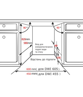 Посудомийна машина INTERLINE DWI 605 L