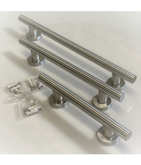 Поручень-ручка из нержавеющей стали Maxiflow Ø32 8x40 cm 4822.3240P.304.00 с заглушкой