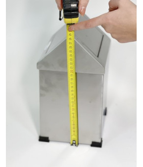 Прямоугольное мусорное ведро с поворотной крышкой Maxiflow 45 L, 30x35x55 cm 4508.3055S.430.45