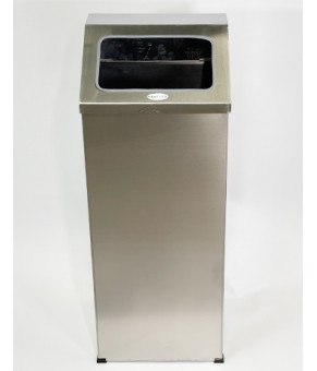Прямокутне відро для сміття з відкритою кришкою Maxiflow 80 L, 30x35x90 cm 4508.1839S.430.11