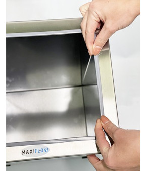 Відро для сміття прямокутне без кришки Maxiflow 36 L, 42см 4510.2463S.430.36