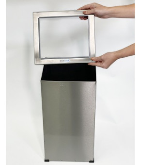 Відро для сміття прямокутне без кришки Maxiflow 36 L, 42см 4510.2463S.430.36