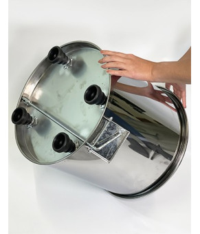 Бак промисловий з педаллю Maxiflow 50L, 40x47 cm 4515.4045S.430.50