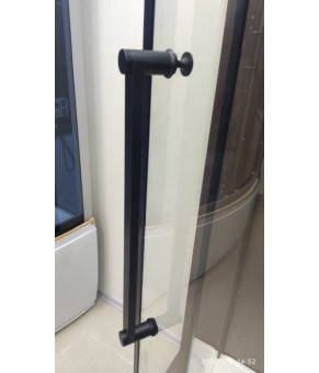 Душова кабіна Veronis KN-8-15 Black З ПІДДОНОМ 90х90х204 VE-KN815PBLACK