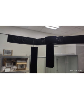 Душова кабіна Veronis KN-8-15 Black З ПІДДОНОМ 90х90х204 VE-KN815PBLACK