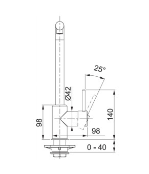 Смеситель Franke Sirius 115.0668.279 Хром/Оникс