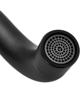 Смеситель для раковины REA LUNGO LONG BLACK MATT + BOX черный матовый скрытого монтажа