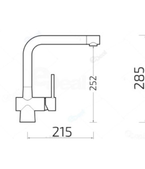 Смеситель Schock CRISTADUR LAIOS STONE-88 51700088