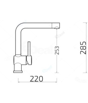 Смеситель Schock CRISTADUR PIEGA STONE-88 54700088