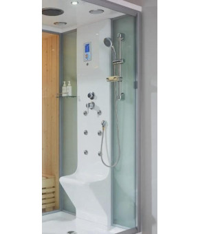 Гідромасажний бокс із сауною Golston G-U881 White (лівий або правий) 2200х1200х2200 мм