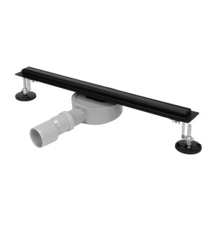 Трап Fala SLIM BLACK 90х3х7 см Сифон - 56 ММ Мокрый 71639