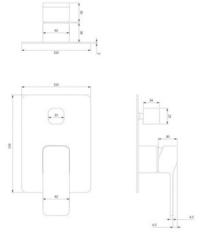 Змішувач Omnires Slide graphite (SL7735GR)