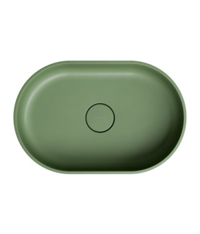 Умивальник Omnires Ovo 55x36 olive (OVOUNOL)