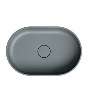 Умивальник Omnires Ovo 55x36 ash gray (OVOUNAG)