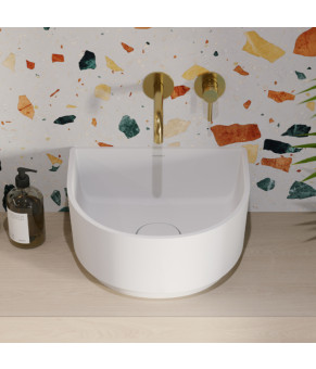 Умивальник Omnires Cadence 42x37 matt white (CADENCE420BM)