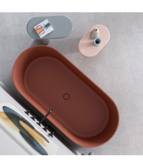 Ванна Omnires Ovo 160x75 terracotta (OVOWWTE)