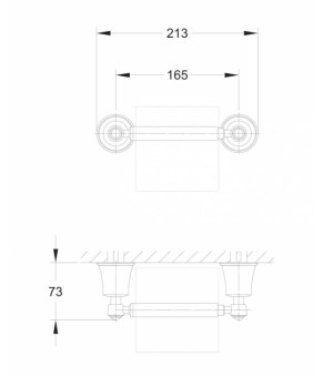Паперотримач Omnires Art Line chrome (AL53510CR)