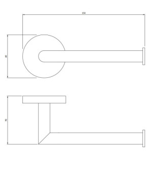 Паперотримач Omnires Modern Project cooper brushed (MP60510CPB)