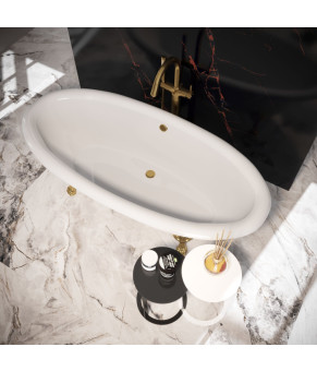 Ванна Amidicon Olimpia 180 на ніжках біла глянець