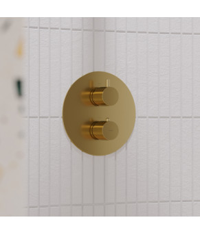 Змішувач Omnires Y brushed gold (Y1236ROGLB)